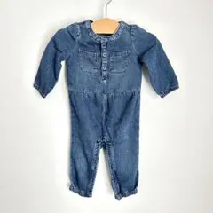 GAP ベビー　ロンパース　70センチ　デニム　ジーンズ