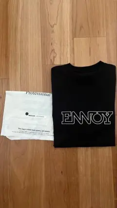 ennoy エンノイ ボーダー Tシャツ スタイリスト私物 everyone 黒