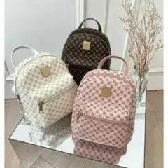 レディースバッグ　可愛くてオシャレ　軽量　ピンク/ダークブラウン