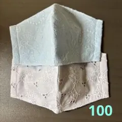 100 マスク　２枚組のサムネイル