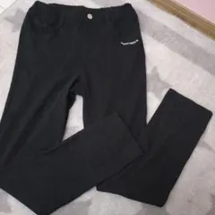 mezzo piano ブラック ロングパンツ M　150