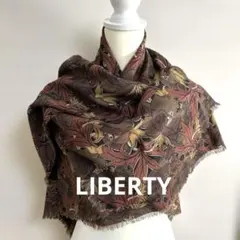 リバティの大判ストール　ウール100% イングランド製