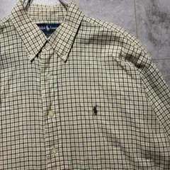 90s Ralph Lauren BLAKE L 長袖シャツ ボタンダウン
