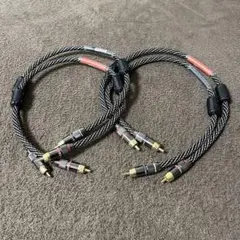 RCA OFCケーブル 99.99%純度 抗干渉磁気リング付き 0.5m