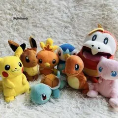 ポケモン ぬいぐるみ 8体セット　ピカチュウ　ホゲータ　ポッチャマ　イーヴイ他