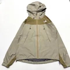 【メンズXL】ノースフェイス　クライムライトジャケット　ナイロンパーカ　カーキ