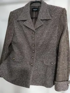 ブラウン テーラードジャケット