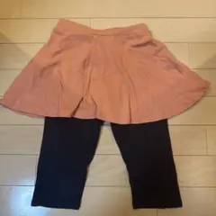ever closet オレンジスカート&黒レギンス 130