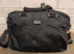 agnès b. VOYAGE ブラックショルダーバッグ