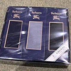新品 BURBERRY バーバリー メンズ ソックス 3足セット 25〜26cm