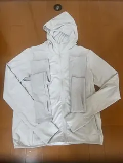 UNIQLO AIRism フード付きパーカーライトグレー　アームカバーセット