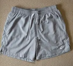 NIKE ウーブン ショートパンツ L グレー ハーフ 水陸 ナイロン スイム