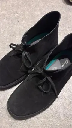 クラークス Clarks Desert Boot Black Suedeのサムネイル
