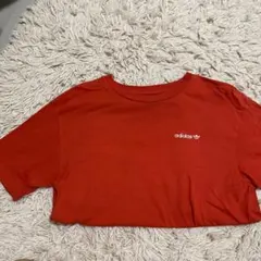 adidas 赤 半袖 Tシャツ