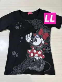 ☆メゾピアノ ☆ベリエ&コロン 黒Tシャツ L 160 平成レトロ 黒ピンク