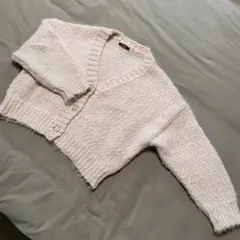 non-hedge ニットカーディガン ピンク　フリーサイズ