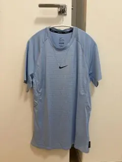 ロジャーフェデラー NIKE Dri-FIT テニスシャツ ライトブルー XL