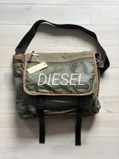 DIESEL archive y2k オリーブ　メッセンジャーバッグ