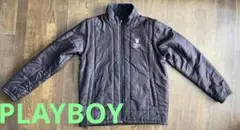 PLAYBOY SPORT ダークブラウン キルティングジャケット M