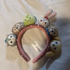 香港ディズニー ダッフィー フレンズ カチューシャ　リーナベル　ステラルー