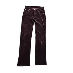 CIMARRON シマロン ベロア フレアパンツ ブラウン M相当のサムネイル