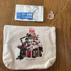 嵐　5×20 ポーチ　キーホルダー2点