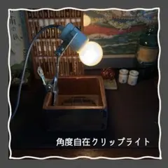 陶器ソケットの角度自在クリップライトのサムネイル