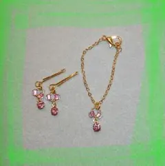 【おまけ付】 リカちゃん ネックレス・ピアス セット (11) ハンドメイド
