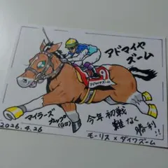 お値引きOK ミカエルミシェルさん 直筆サインフォト 美人騎手 証明書