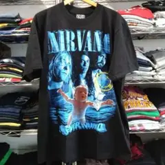 ニルヴァーナ 両面プリント バンドＴシャツ XL