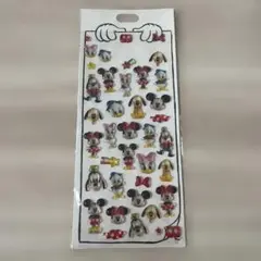 ディズニーストア限定　キャラクタードロップシール　ぷっくり立体