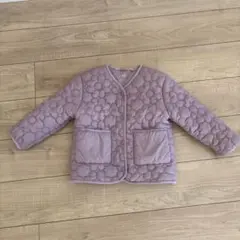 zaraキッズ お花キルティングアウター