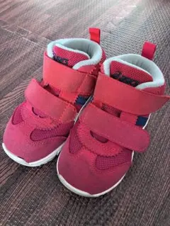 アシックス スクスク 14.5cm レッド　外履き3ヶ月のみ　美品