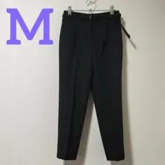 PLST（プラステ）テーパードスラックス黒M