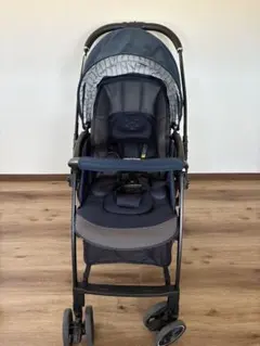 美品】アップリカ ラクーナクッションAC レザー マグネット グレー