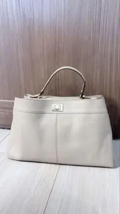 ATAO ベージュ トートバッグ