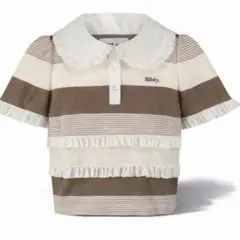 Bibiy JAMIE FRILL TOP brown ブラウン ビビィ - メルカリ