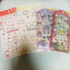 Hello Kitty 4枚セット ドロップジェリーシール