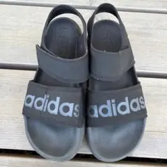 adidas ブラック スポーツサンダル 24.5cm