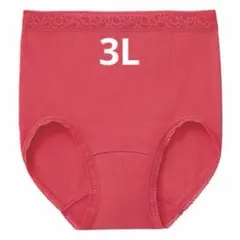 【数量限定】シャルレIB125お尻すっぽりデイリーショーツ3Lレッド