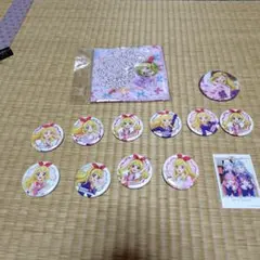 星宮いちご 缶バッジ 12個セット　ハンカチ　おまけ付き　まとめ売り　アイカツ！