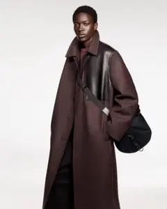 M 未使用 ZARA STUDIO NICOLSON リアルレザー ロングコート M 未使用 ZARA STUDIO NICOLSON リアルレザー ロングコート