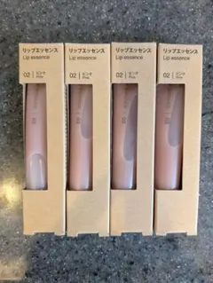 【新品未開封】無印良品 リップエッセンス 02 ピンク 4個セットのサムネイル