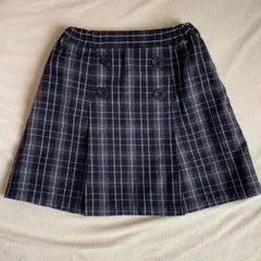 コムサイズム チェック柄スカート