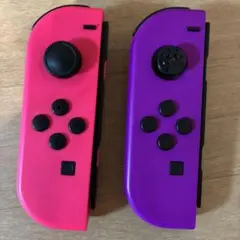 ジャンク品 Switch Joy-Con ネオンピンク/ネオンパープル 左2点