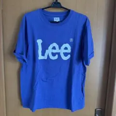 Lee ロゴプリント Tシャツ ブルー Lのサムネイル
