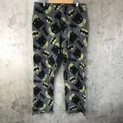 Y6015古着　柄パンツ　パジャマパンツ　グレー　90s Y2K