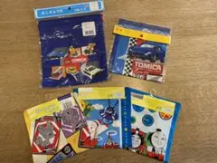 トミカ トーマスアンパンマンポケモンハンカチ巾着幼稚園小学校入園入学５点セット