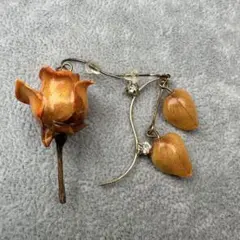 ⭐️春セール⭐️バラの花デザイン イヤリング