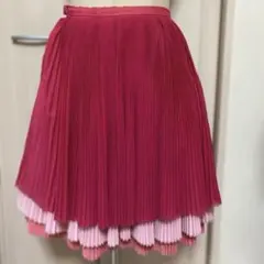 Jane Marple ピンク系グラデーション プリーツフレアスカートのサムネイル